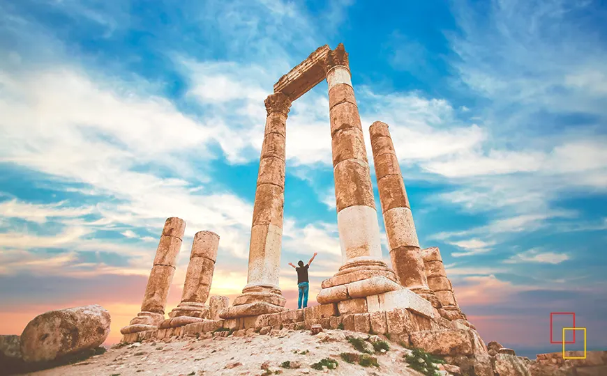 Templo de Hércules en la Ciudadela de Amán