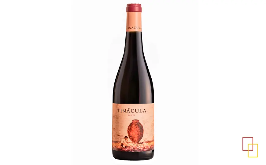 Botella de Tinácula Red Eco tinto DOP Ribera del Júcar