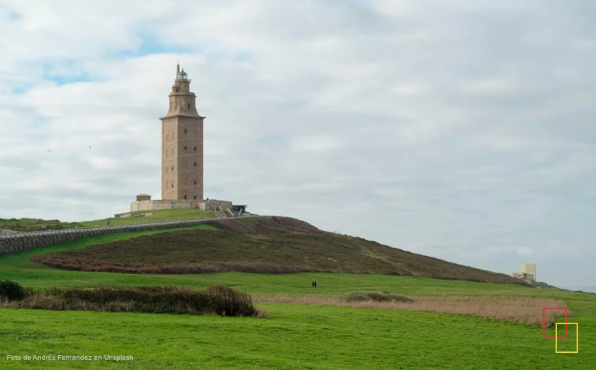 Torre de Hércules en A Coruña, faro Patrimonio Mundial de la UNESCO