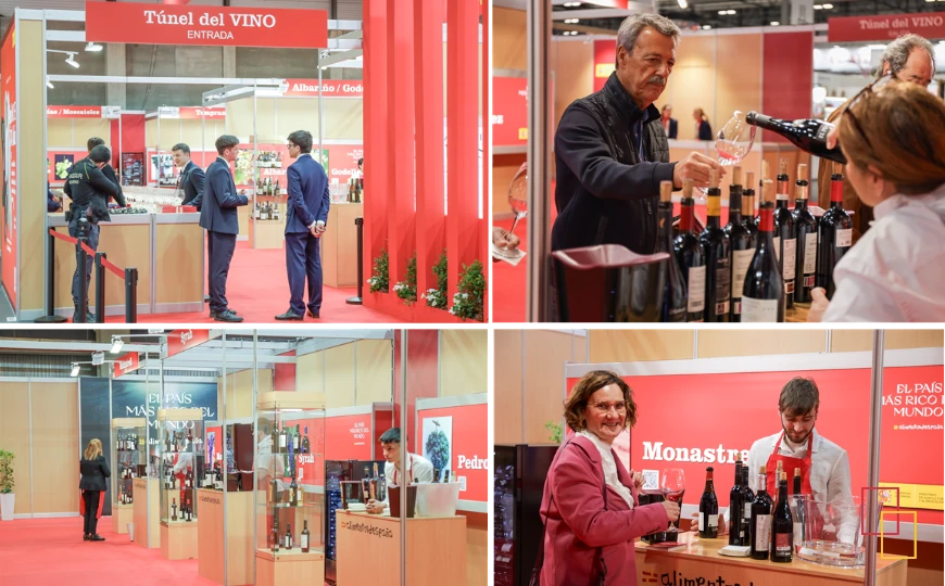 Túnel del Vino y zonas temáticas del 39º Salón Gourmets