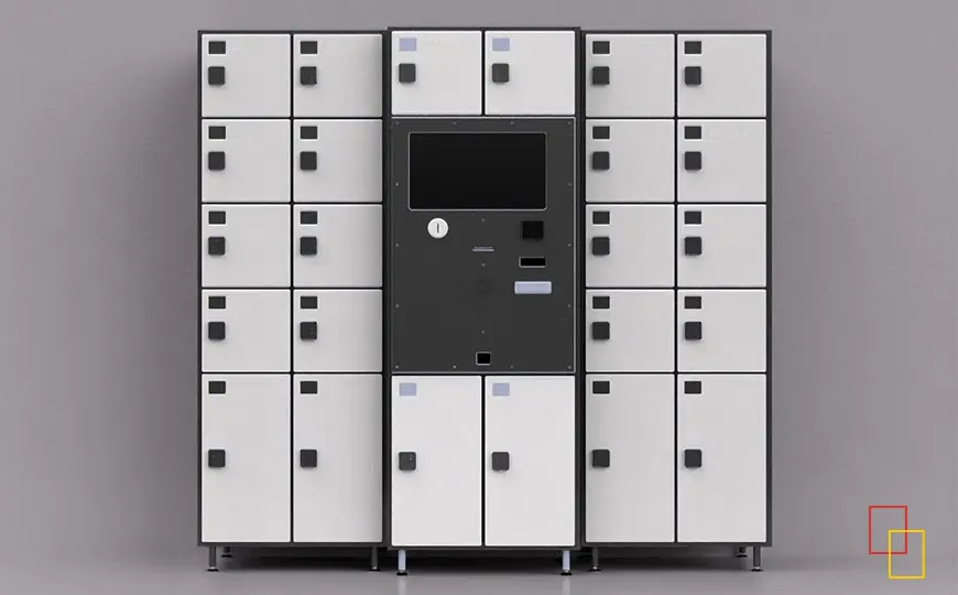 Pantalla táctil de VACWAYlockers