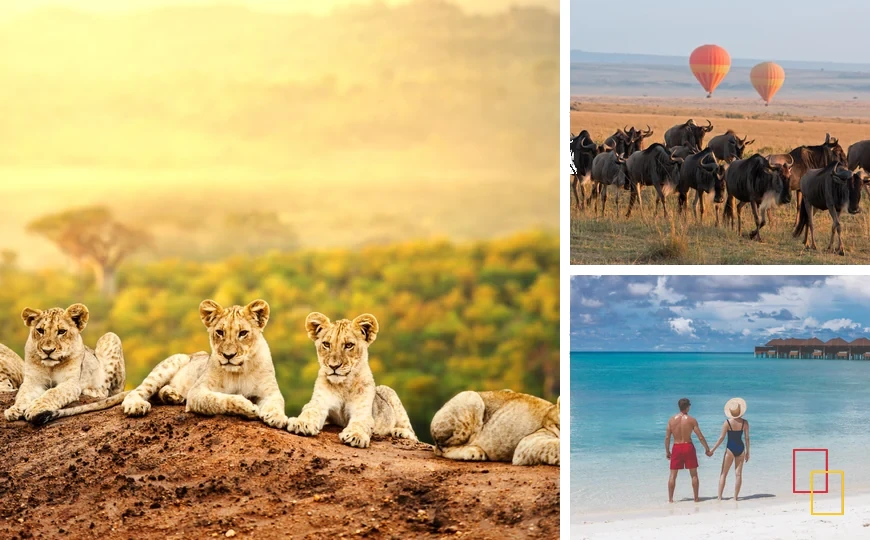 Viaje de novios a Kenia y Maldivas con safari, naturaleza salvaje y resort 5 estrellas Todo Incluido
