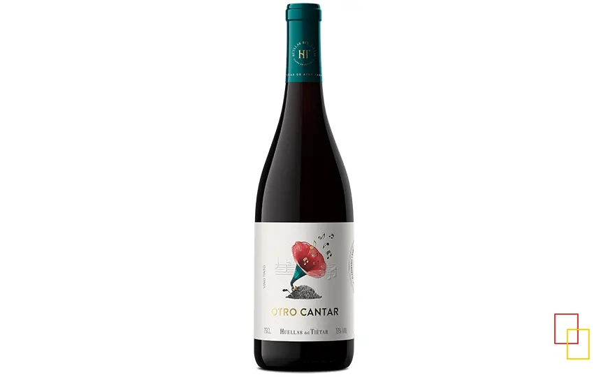 Botella del tinto semidulce Otro Cantar 2023 de Huellas del Tiétar (Garnacha)