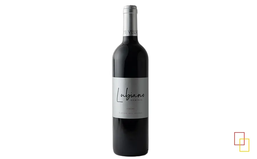 Botella de vino Lubiano 6 meses Ribera del Duero