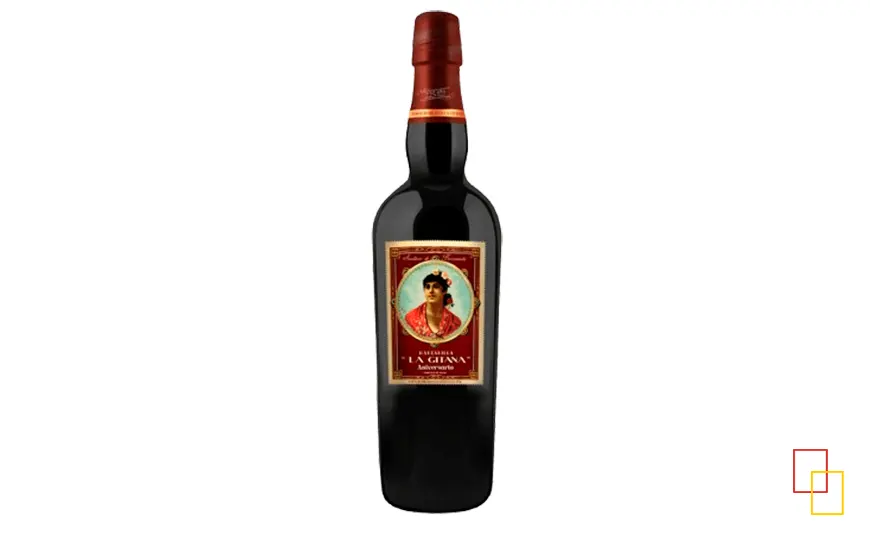 Botella de Manzanilla La Gitana Aniversario de Bodegas Hidalgo La Gitana