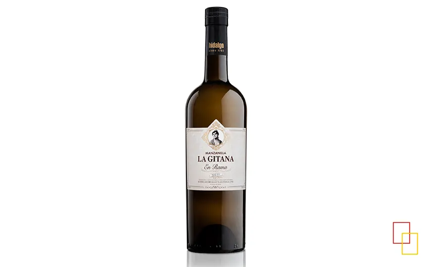 Botella de Manzanilla La Gitana En Rama de Bodegas Hidalgo La Gitana