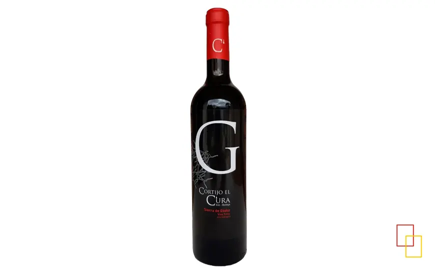 Botella de vino tinto joven ecológico Sierra de Gádor de Cortijo el Cura