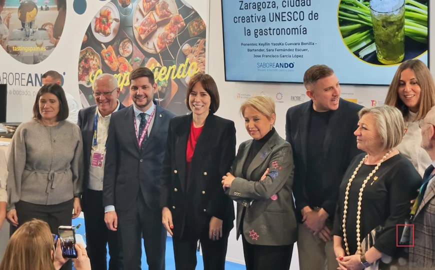 Visita de Diana Morant al stand de Saborea España en Madrid Fusión 2026