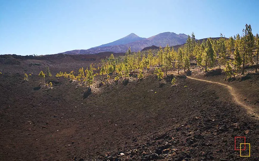 Mirador de Samara - vistas del Teide