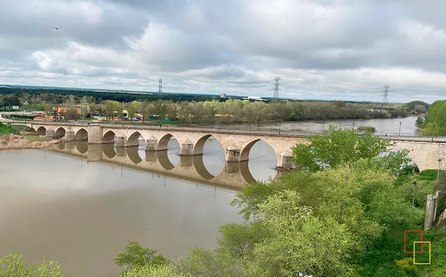 Panorámica del río Duero desde el mirador de Tordesillas