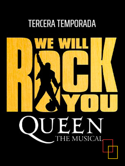 We Will Rock You,  en el Gran Teatro CaixaBank Príncipe Pío