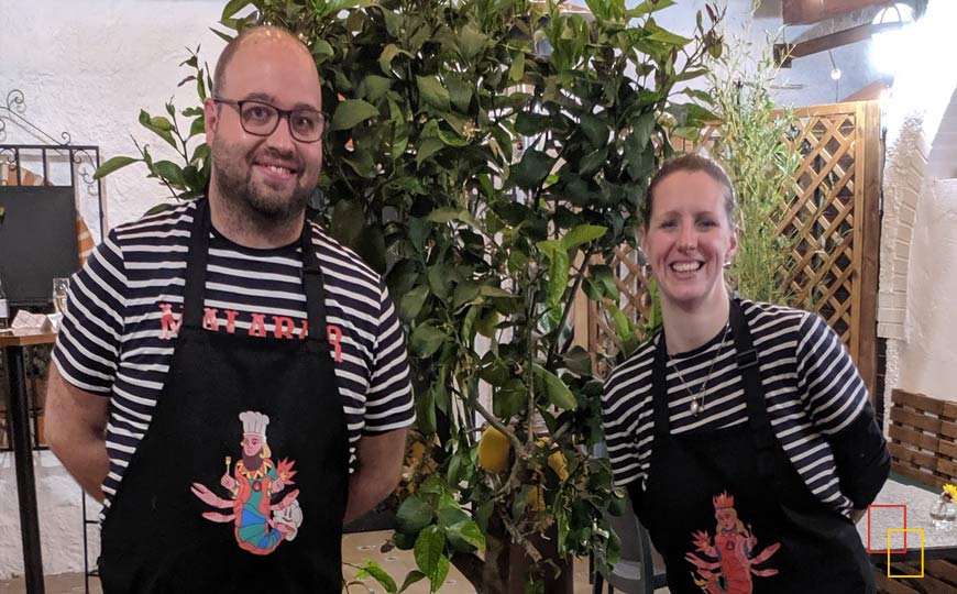 Yago y Cecilia, chefs y propietarios del restaurante Malabar