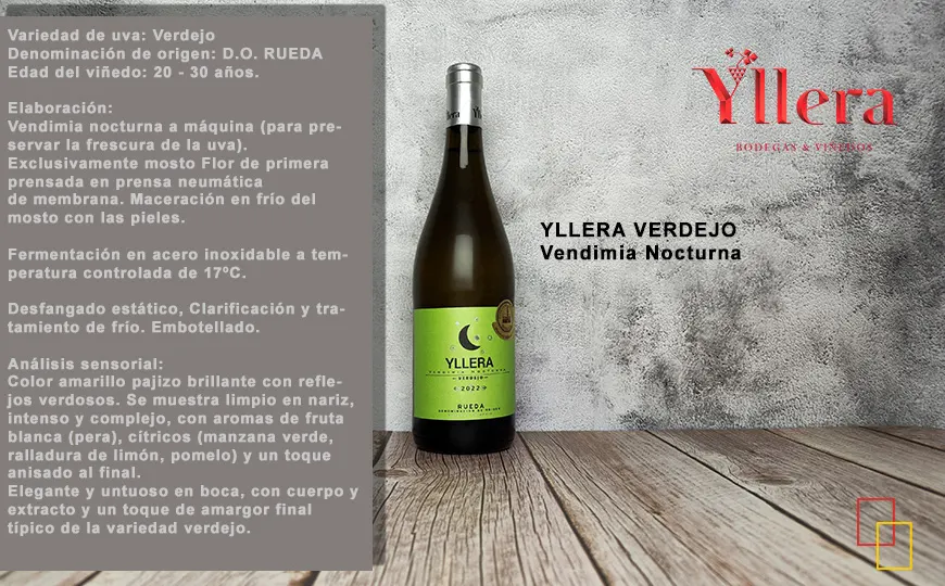 Yllera Vendimia Nocturna Verdejo